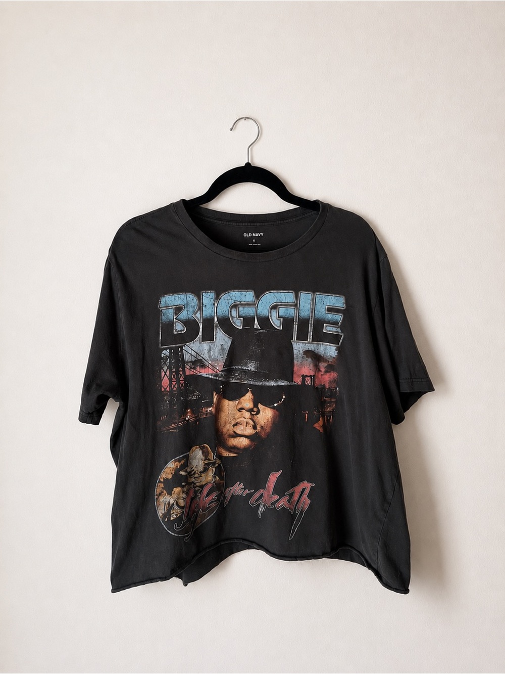 Biggie Smalls Life After Death Graphic Tee XL Vintage Wash Hip Hop T-Shirt